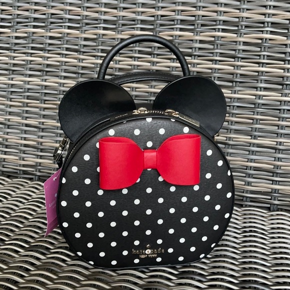 Kate Spade: disney x kate spade new york minnie mouse crossbody bag - Picture 15 of 16
